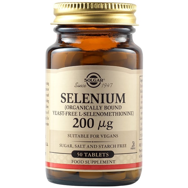 Solgar Selenium 200μg, 50tabs Solgar Selenium 200μg, 50tabs